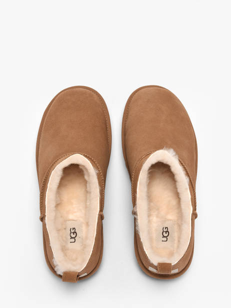 Classic Micro Leather Boots Ugg Brown men 1180190 other view 3