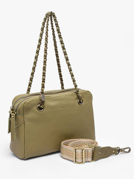 Shoulder Bag Vintage Leather Mila louise Beige vintage 3889C1 other view 2