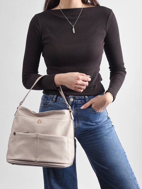 Shoulder Bag Soft Lulu castagnette Beige soft AISSAM other view 1