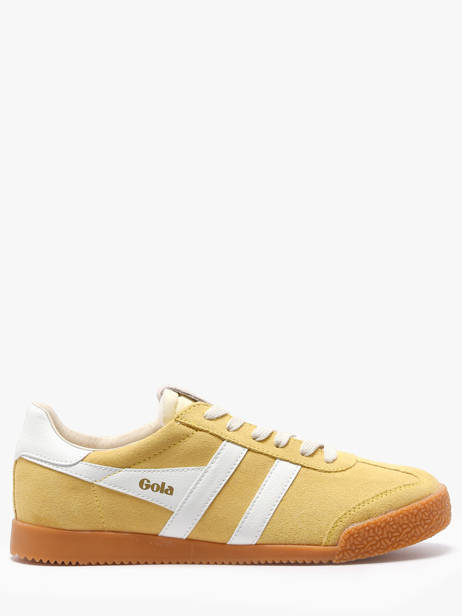Sneakers En Cuir Gola Jaune women CLB538YA