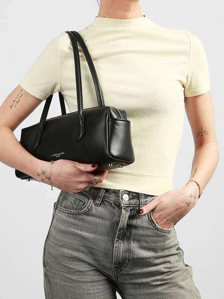 Shoulder Bag Donna Cube Leather Lancaster Black donna cube 128 other view 1