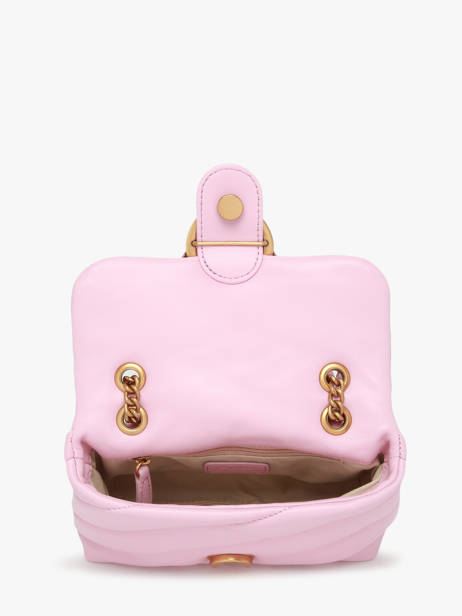 Sac Bandoulière Love Baby Puff Cuir Pinko Rose love bag puff A0F2 vue secondaire 4