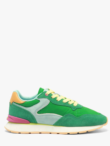 Sneakers In Leather Hoff Green women 12602014