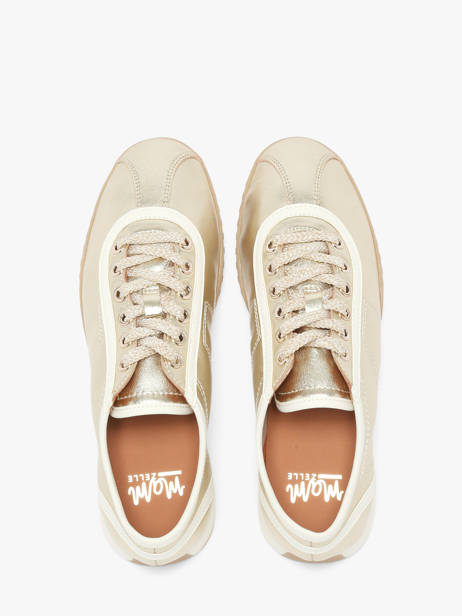 Sneakers En Cuir Mam'zelle Or women CSGLO37 vue secondaire 3