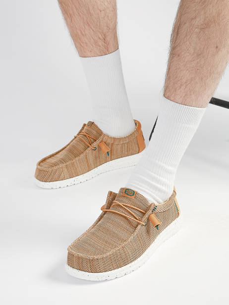 Mocassins Hey dude Marron men 41898 vue secondaire 1