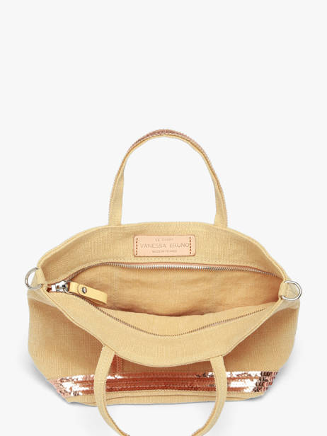 Crossbody Baby Cabas Linen Vanessa bruno Yellow cabas lin 31V40410 other view 4