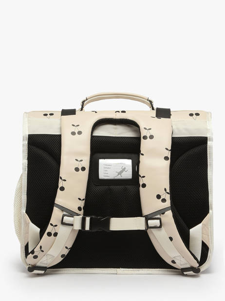 Cartable 3 Compartiments Cameleon Beige vintage north PBVWCA41 vue secondaire 4