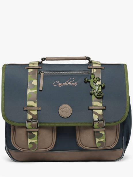 Satchel 3 Compartments Cameleon Blue vintage urban PBVBCA41