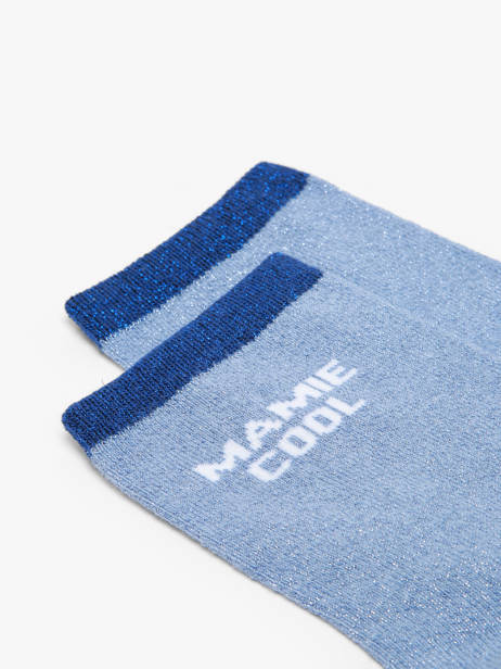 Socks Pieces Blue socks women 17168185 other view 1
