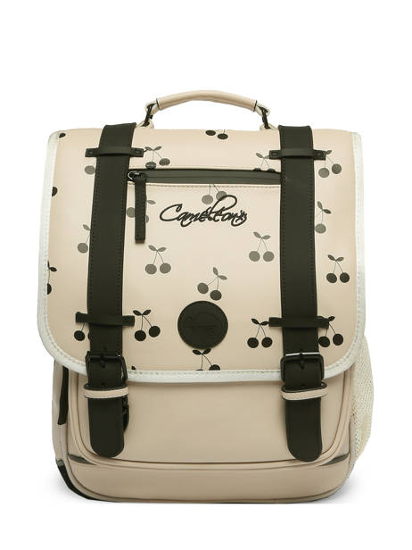 Sac à Dos 2 Compartiments Cameleon Beige vintage north PBVWSD39 vue secondaire 7