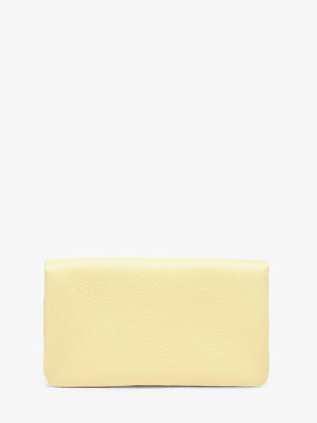 Porte-monnaie Caviar Cuir Milano Jaune caviar CA23113 vue secondaire 2