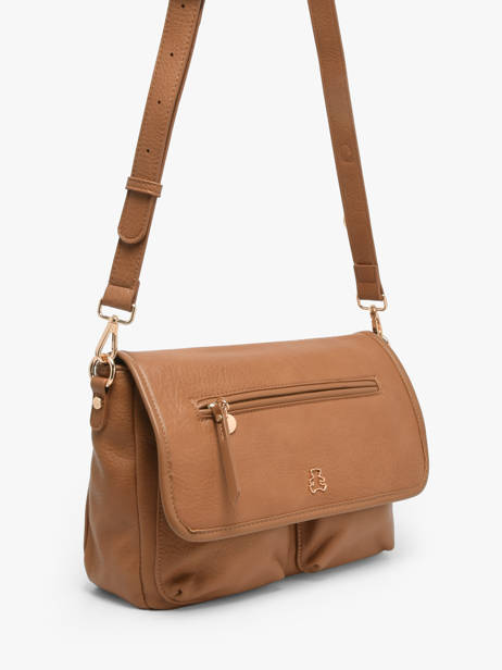 Crossbody Bag Zip Lulu castagnette Brown zip ALENA other view 1