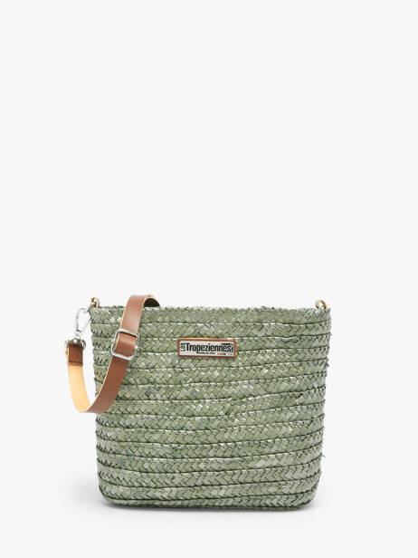 Sac Bandoulière Milos Paille Les tropeziennes Vert milos TZ04