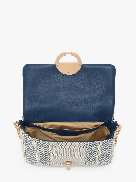 Sac Bandoulière Moon Vanessa bruno Bleu moon 7V40326 vue secondaire 3