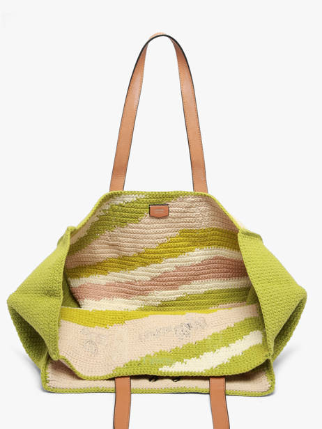 Sac Cabas Lancel Plage Crochet Lancel Vert summer capsule A14005 vue secondaire 3