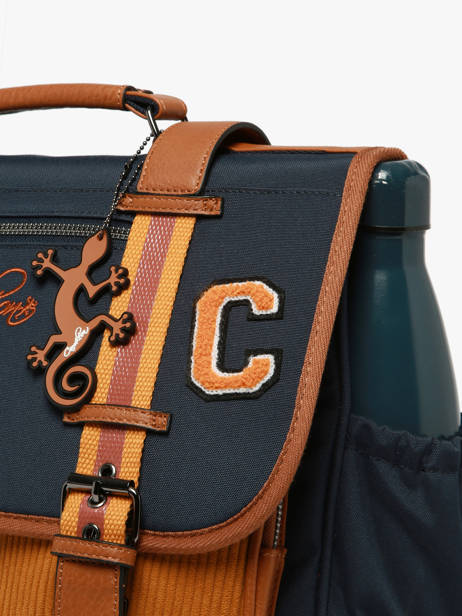 Cartable Enfant 2 Compartiments Vintage Urban Cameleon Bleu vintage urban CA35 vue secondaire 6