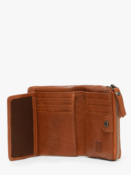 Porte-monnaie Cuir Biba Marron wallet KAT2L vue secondaire 2