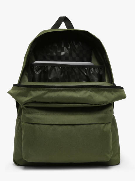 Sac à Dos 1 Compartiment Vans Vert backpack VN00103A vue secondaire 3