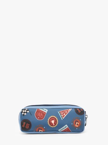 Trousse 2 Compartiments Caramel et cie Bleu fier GA vue secondaire 2