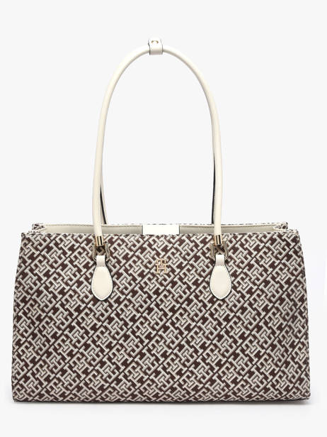 Sac Porté épaule Th Grace Polyester Recyclé Tommy hilfiger Marron th grace AW18754