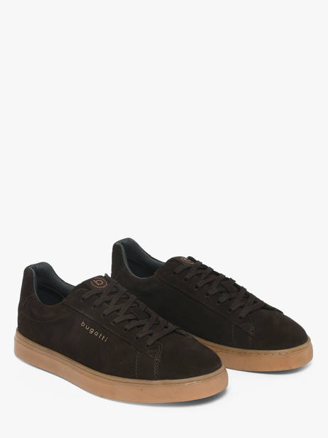 Sneakers En Cuir Bugatti Marron men 322AS206 vue secondaire 1