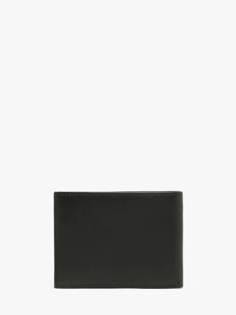 Portefeuille Cuir Tommy hilfiger Noir eton AM00651 vue secondaire 2