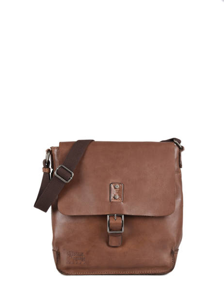 Sac Bandoulière Basilic pepper Marron traveler BTRA04