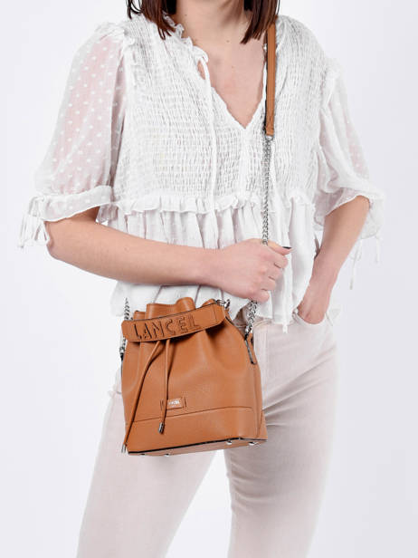 Sac Seau S Ninon Cuir Lancel Marron ninon A10922 vue secondaire 1