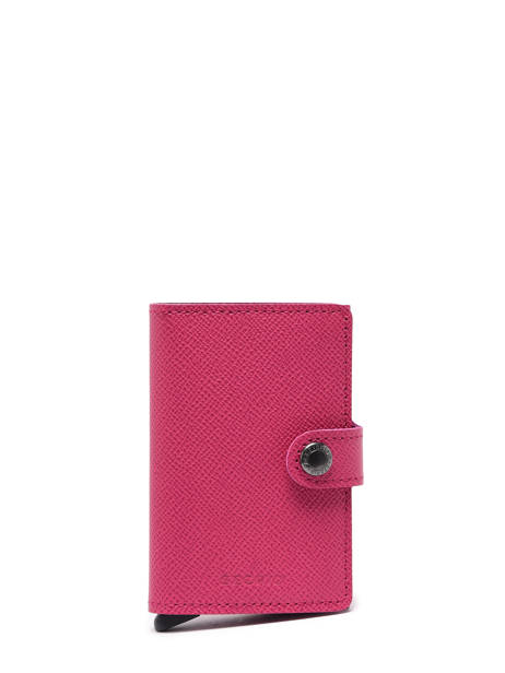 Porte-cartes Cuir Secrid Rose crisple MC
